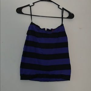 Black and blue pencil skirt